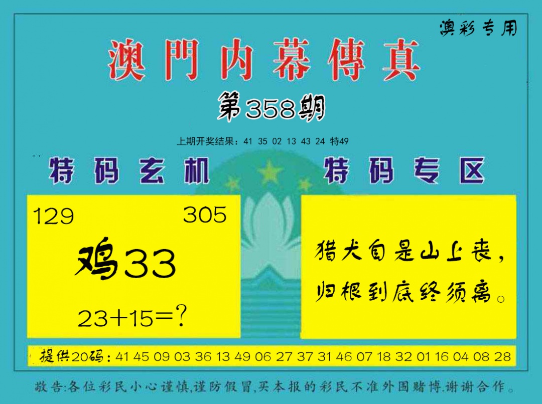 358期内幕传真[图]
