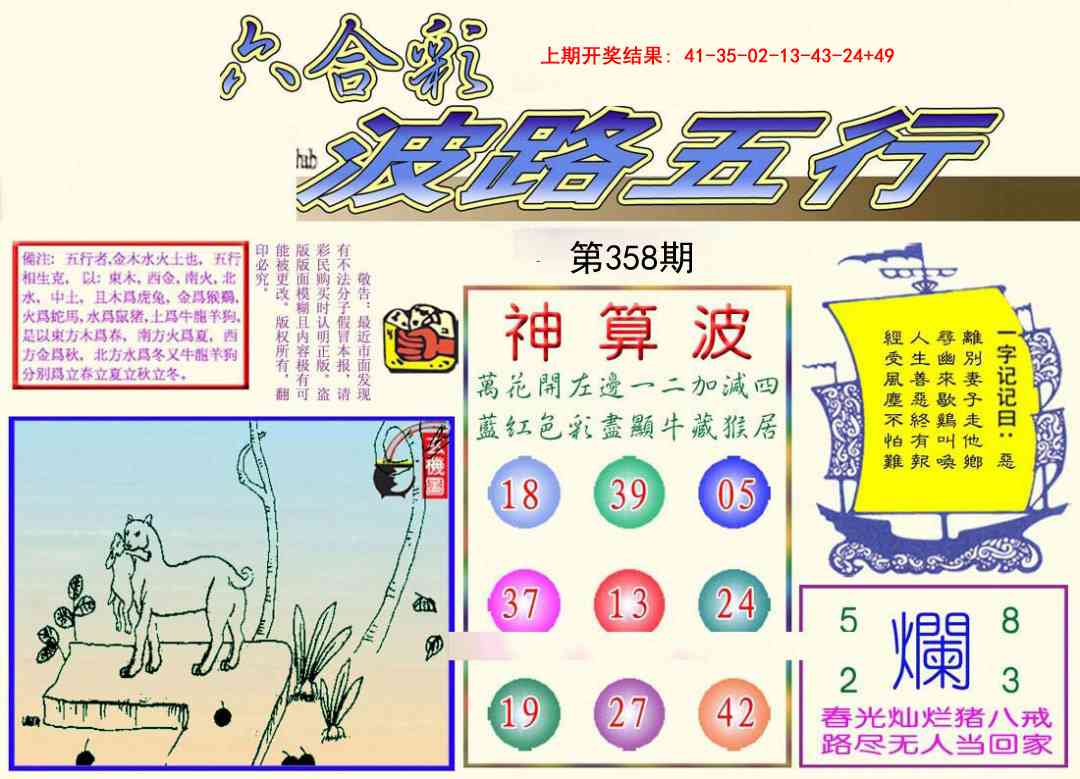 358期波路五行[图]