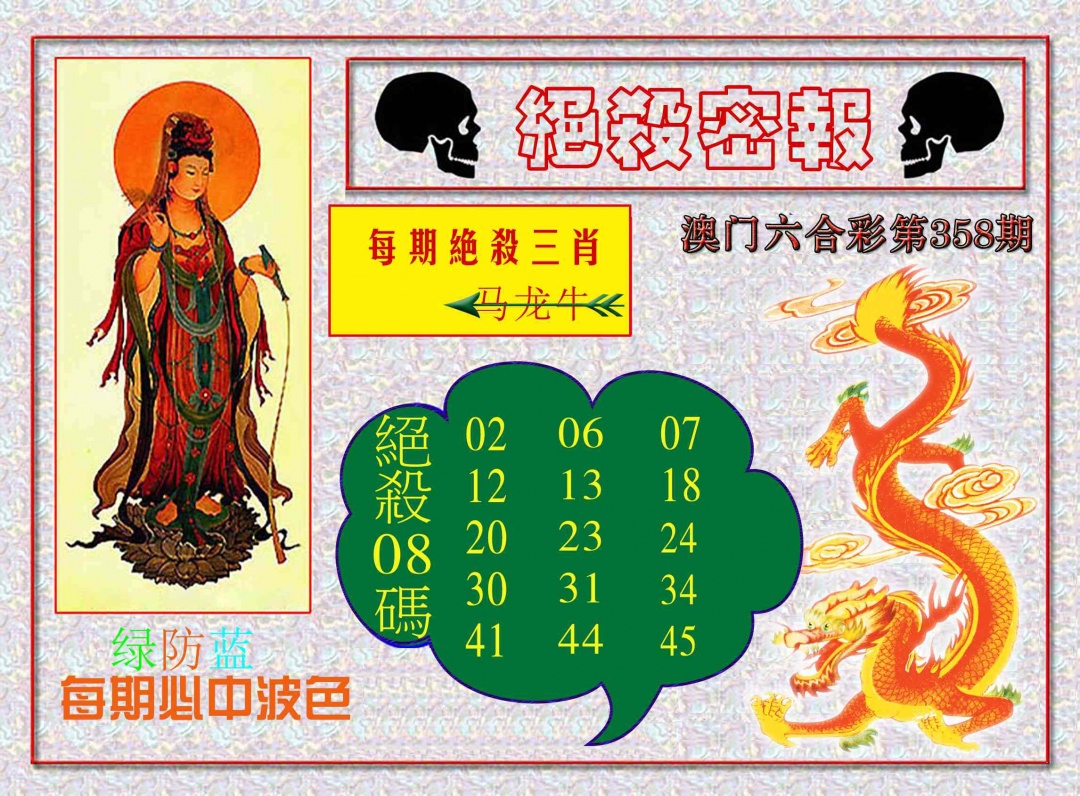 358期绝杀密报[图]