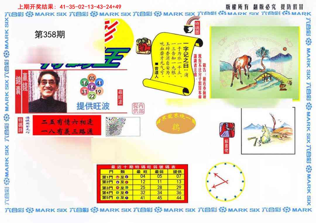 358期特码王(信封)[图]