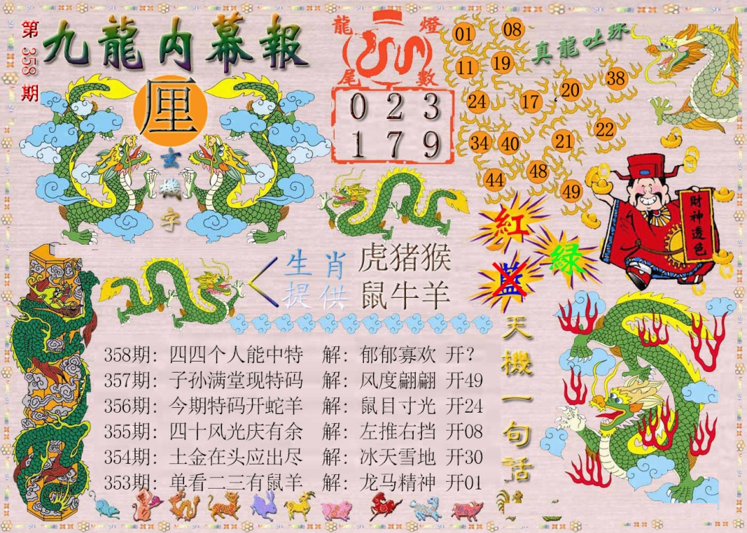 358期九龙内幕报[图]