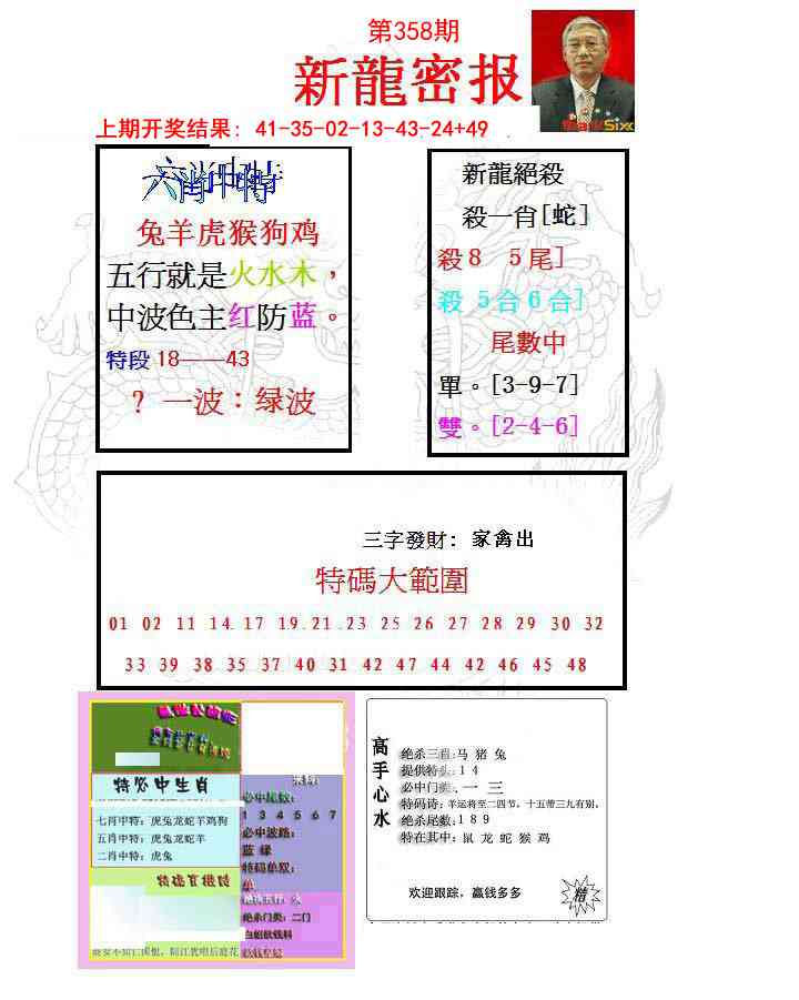 358期新龙密报[图]