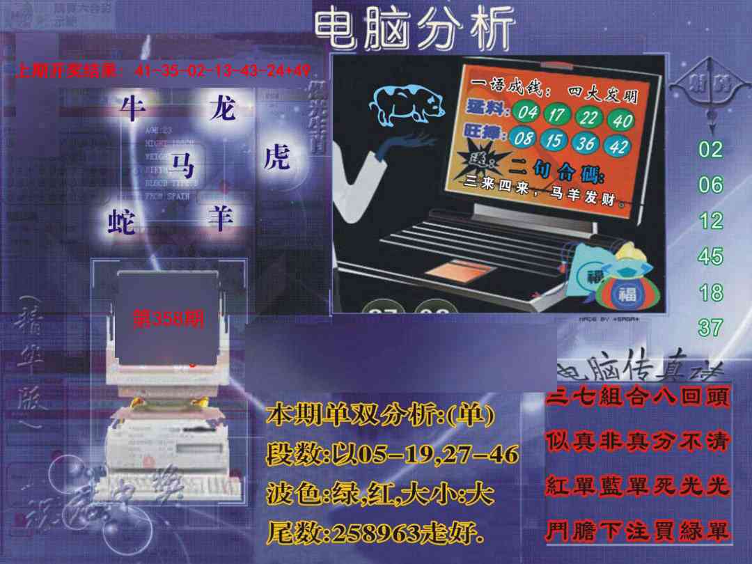 358期正版电脑分析贴士報[图]