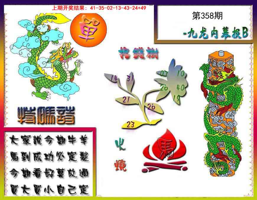 358期九龙内幕特肖图a[图]