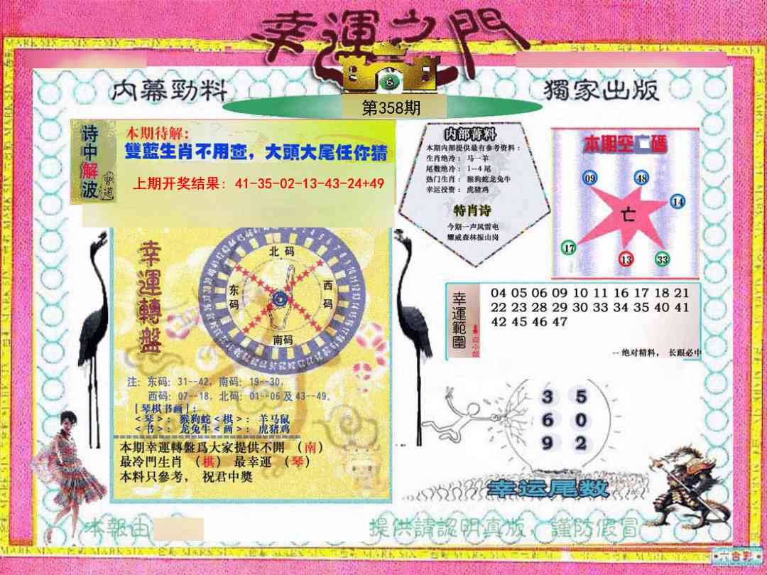 358期幸运之门[图]