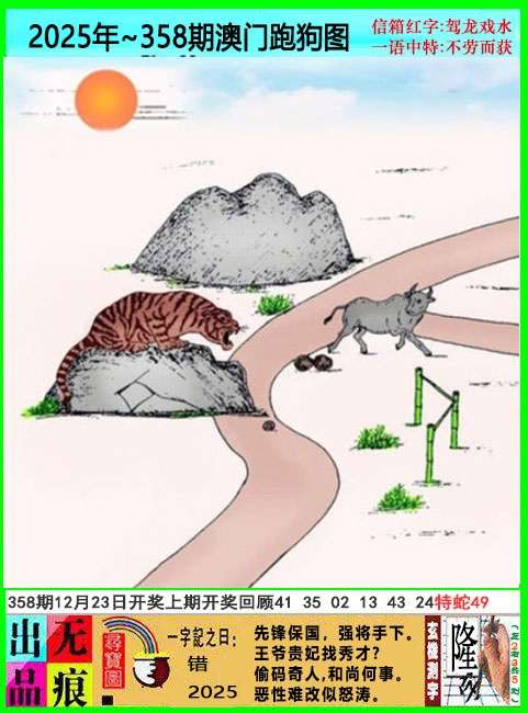 358期澳门跑狗无痕版[图]