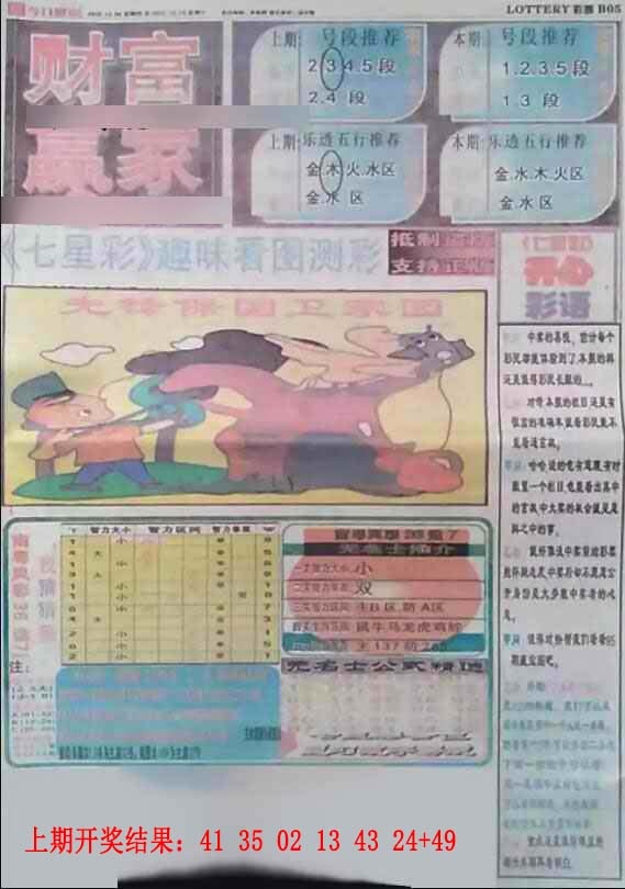 358期七星彩图(高清)[图]
