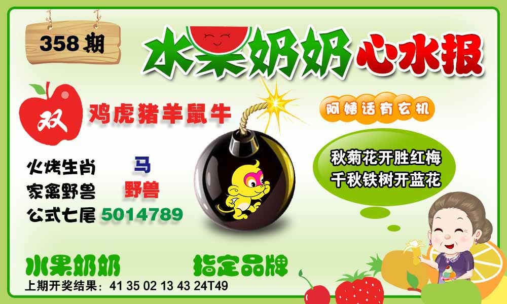 358期水果心水报[图]