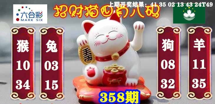 358期招财猫四肖八码[图]