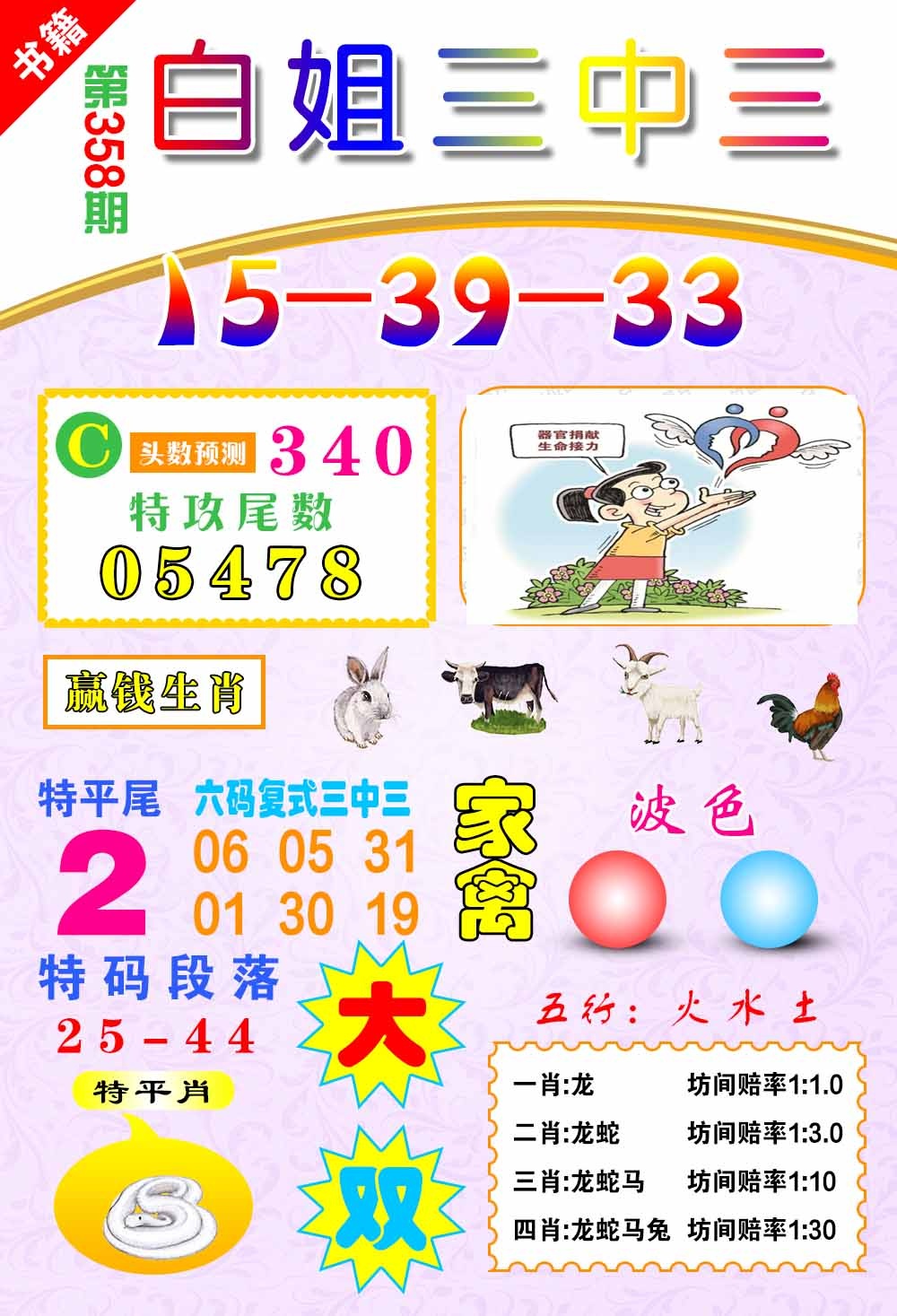 358期澳门白姐锦囊[图]