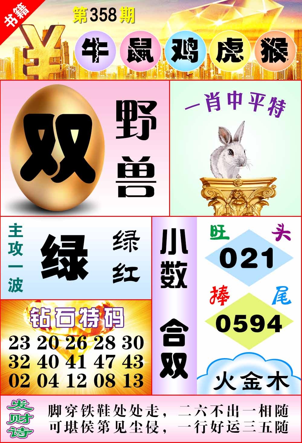 358期澳门金钱豹[图]
