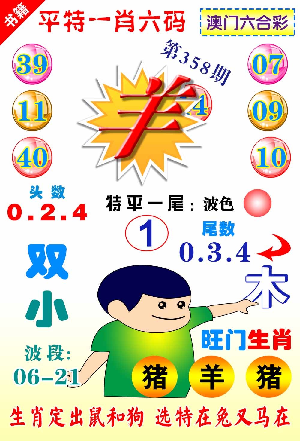 358期澳门一肖六码[图]