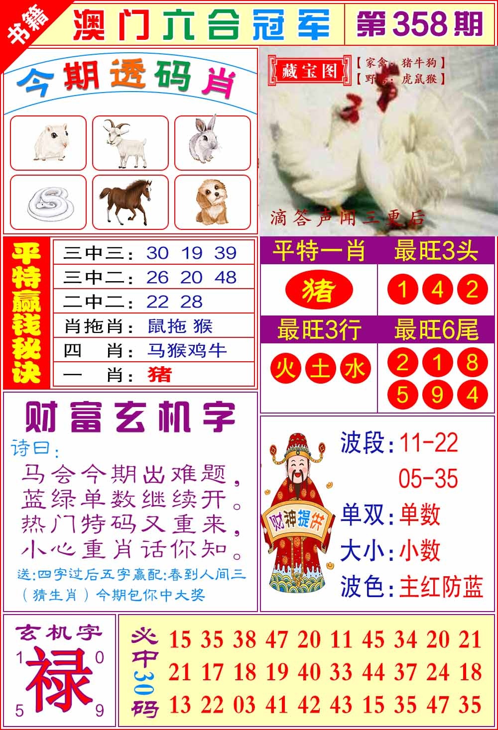 358期澳门六合冠军[图]