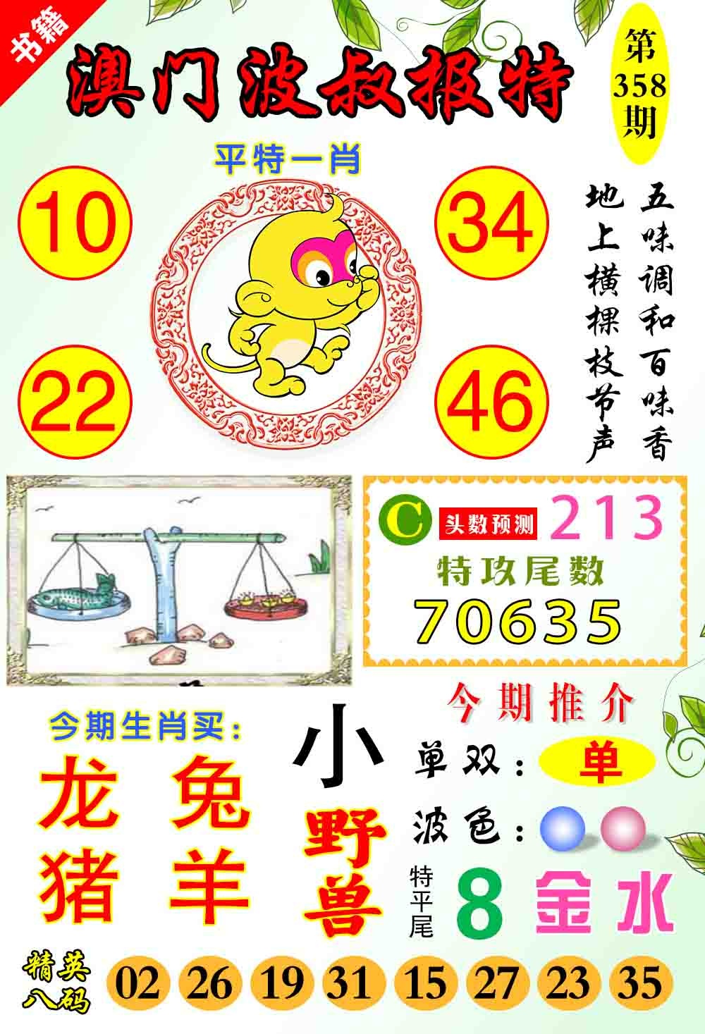 358期澳门波叔报特[图]