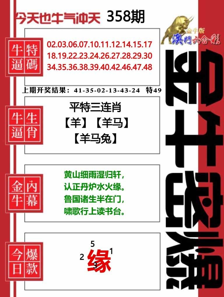 358期金牛密爆[图]